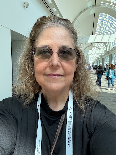 Briget at the AANP 2025 conference in San Diego